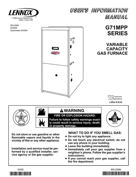 Lennox-G71MPP03-Thermostat-User-Manual.php